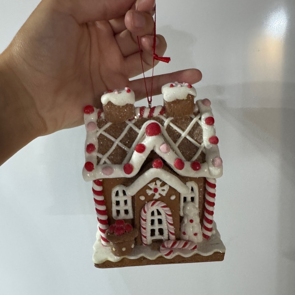 Festive Gingerbread House Ornament